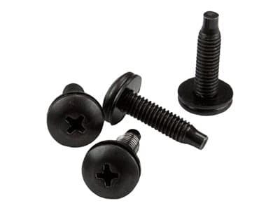 STARTECH.COM - Startech Server Rack Screws - 50 pack - 10-32 Screws - Rack Mount Screws - Network Rack Screws - Rack Mount Hardware (CABSCRWS1032) - rack screws and nuts