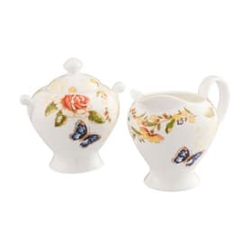 Cottage Garden Cream & Sugar