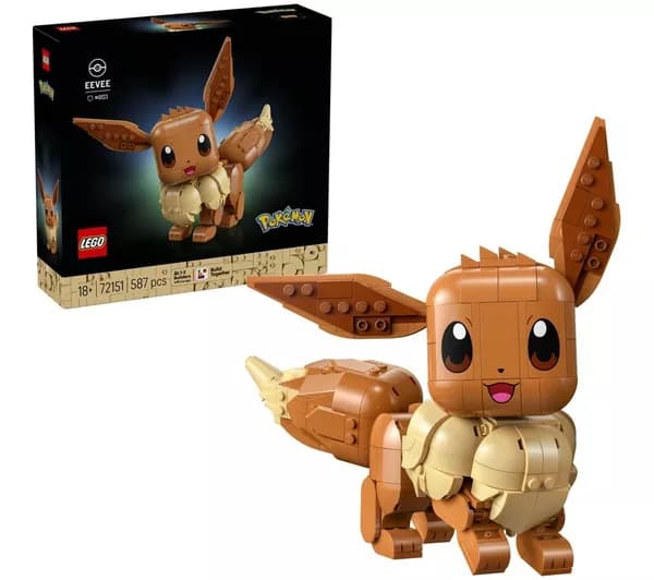 LEGO Pokémon 72151 Eevee Set for Adults
