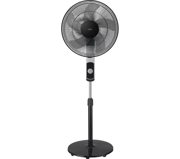 LOGIK L16PFDB25 16" Pedestal Fan - Black