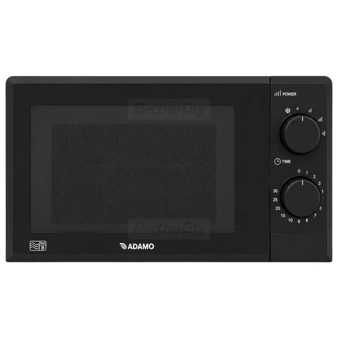 Adamo 20 Litre 700W Manual Microwave | Black