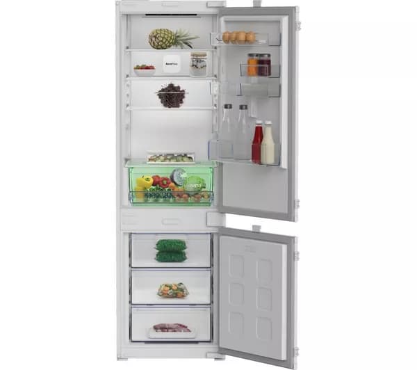 BEKO Pro HarvestFresh BCNAD473V Integrated 70/30 Fridge Freezer - Sliding Hinge