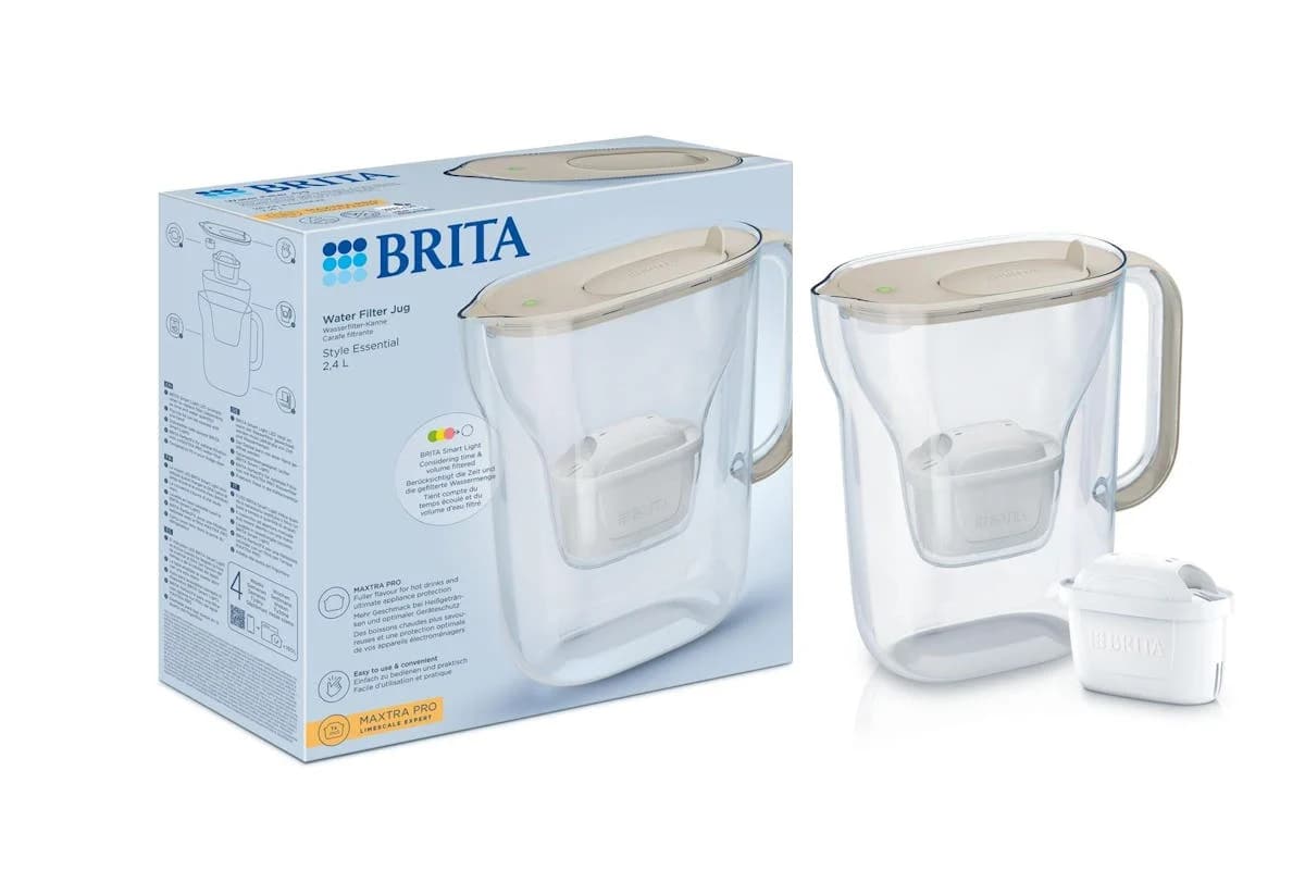 Brita Style Essential Sand Water Filter Jug | Water Filter | Sand | 2.4l