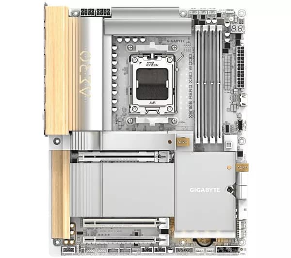 GIGABYTE AERO X3D WOOD X870E AM5 Motherboard