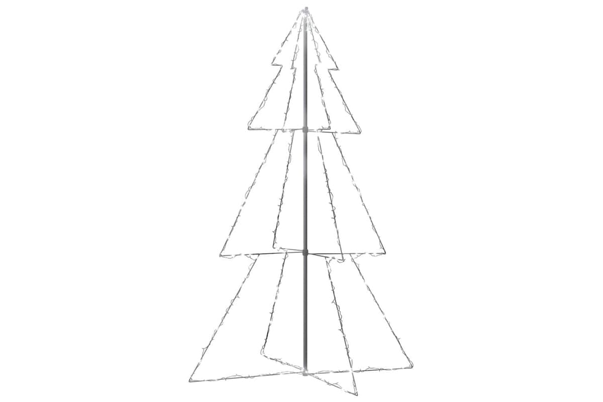 Vidaxl Christmas Cone Tree 240 Leds Indoor And Outdoor 118x180 Cm