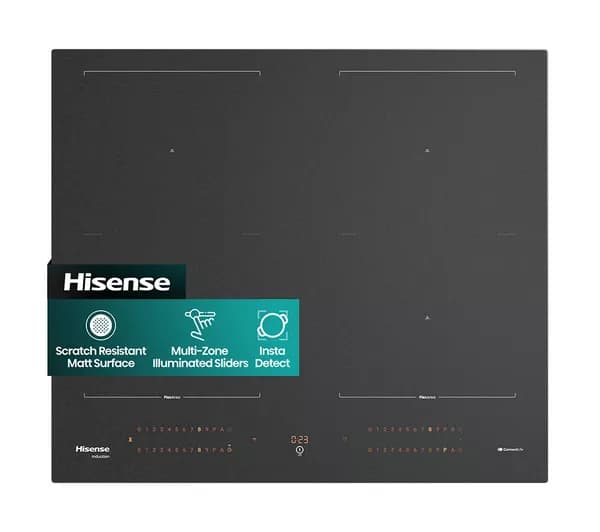 HISENSE Hi8 HI6443SRWF 60 cm Electric Induction Hob - Matte Black