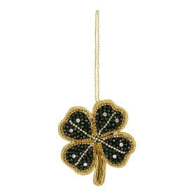 Shamrock Beaded Tree Decoration