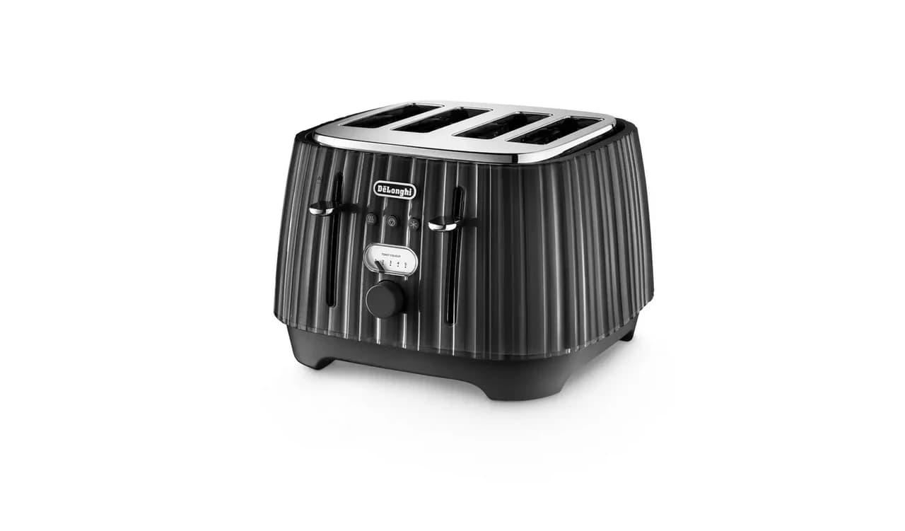 De'Longhi CTD4003.BK Ballerina 4 Slice Toaster – Black