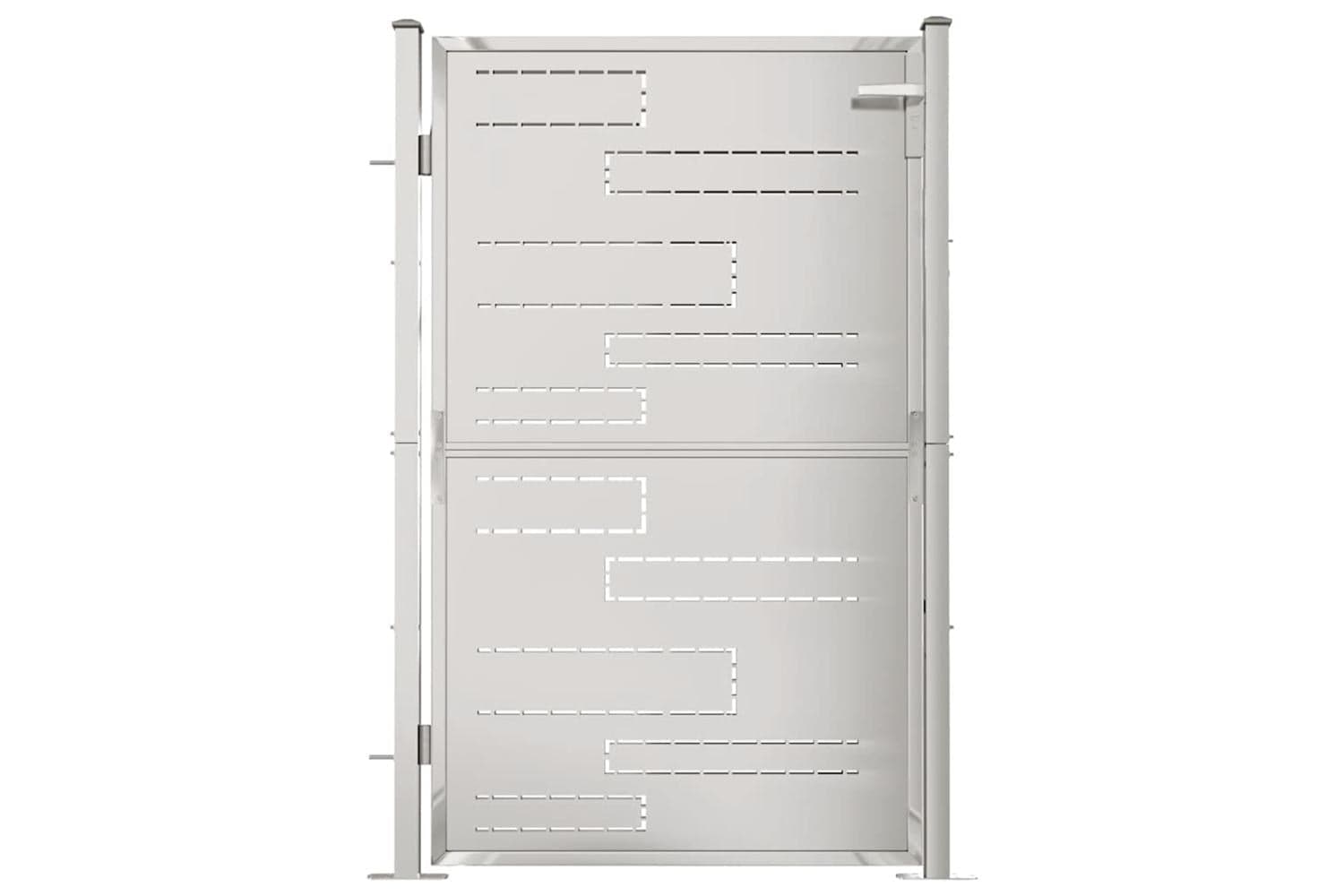 Vidaxl Garden Gate 100x150 Cm Stainless Steel