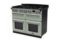 Rangemaster Estel Deluxe 110cm Dual Fuel Range Cooker - Mint with Chrome Trim | ESDLB110DFPMNT/CM1