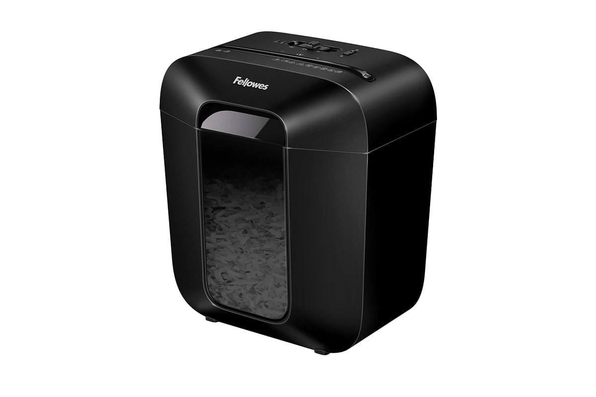 Fellowes LX25 11.5L Cross Cut Paper Shredder | Black