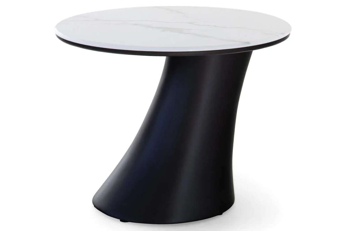 Poppy Stone Top Side Table