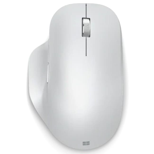 Microsoft Ergonomic Bluetooth Mouse | Black & White - White
