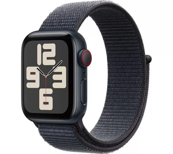 APPLE Watch SE GPS 40 mm Midnight Aluminium Case with Ink Sport Loop