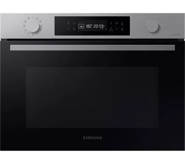 SAMSUNG Series 4 NQ5B4553FBS/U4 Built-in Compact Combination Microwave - Stainless Steel