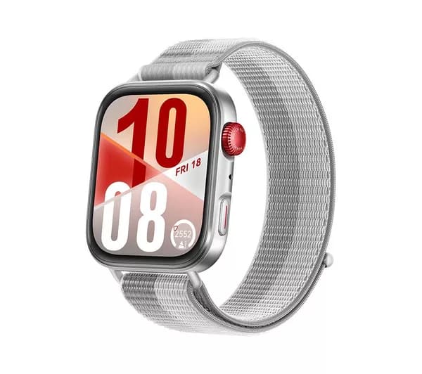 HUAWEI Watch Fit 4 - Aluminium Alloy, Grey Fluoroelastomer Strap