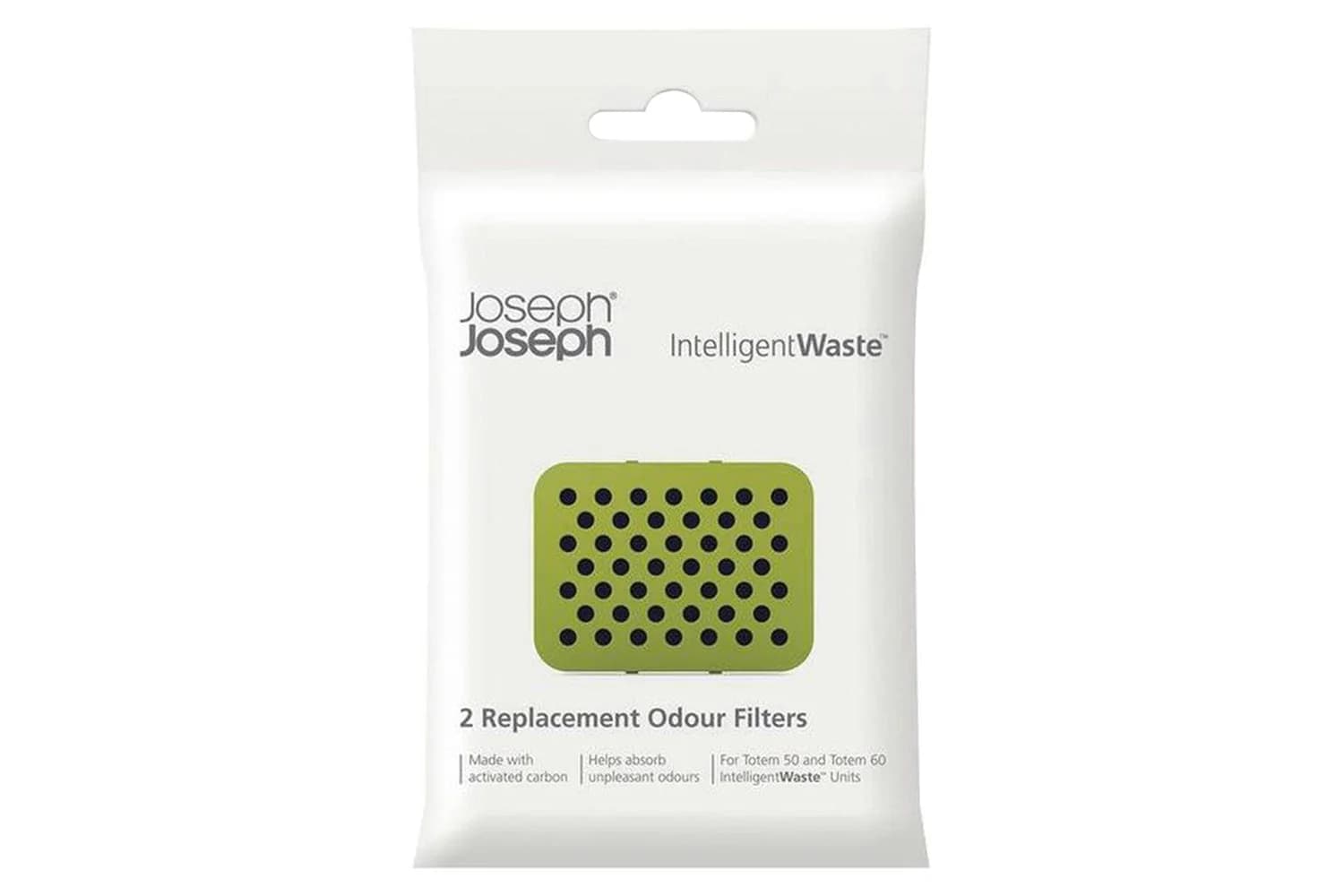 Joseph Joseph | Activated Carbon Odour Filters For Totem Waste Units | Pack of 2 | 30005
