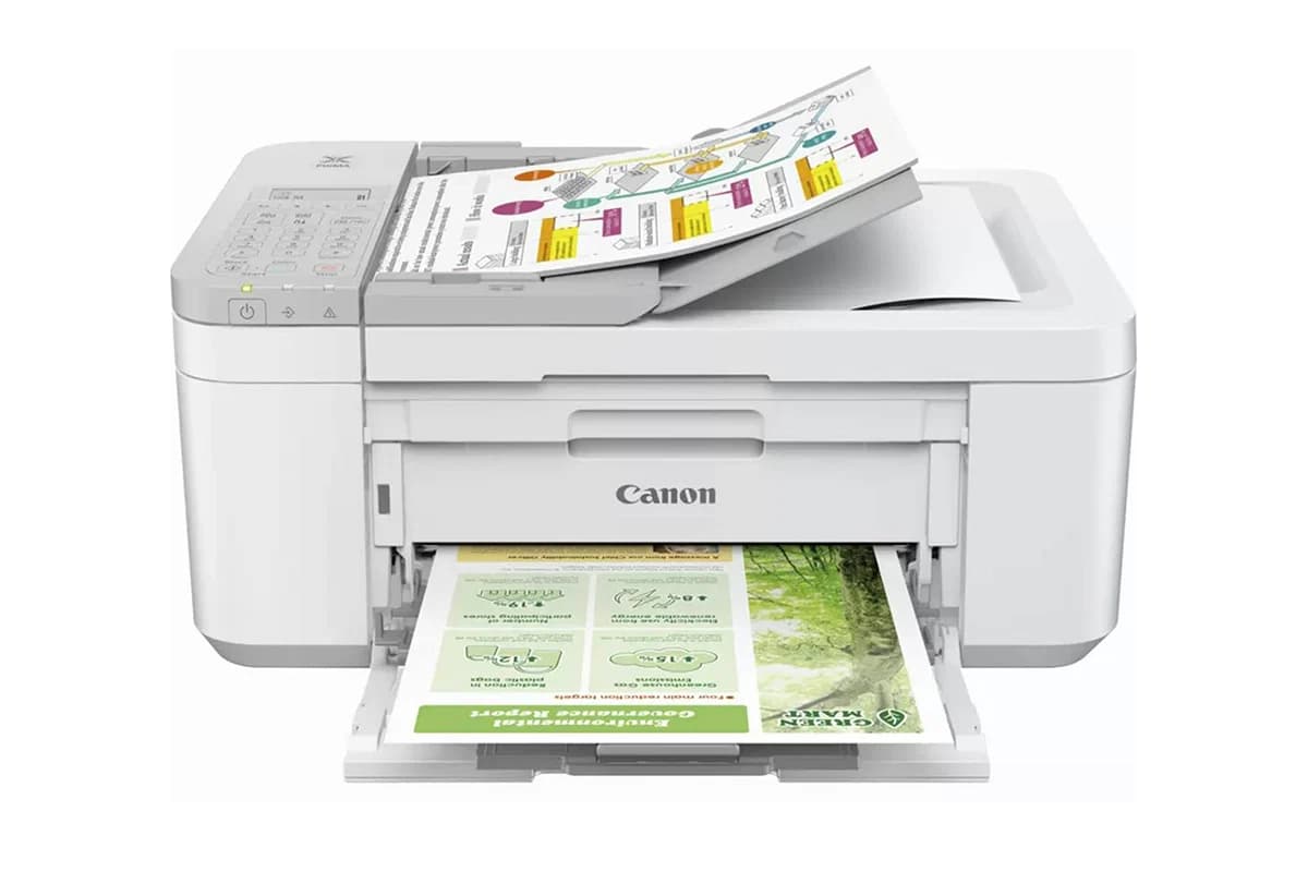 Canon PIXMA TR4756i All-in-One Wireless Inkjet Photo Printer | White