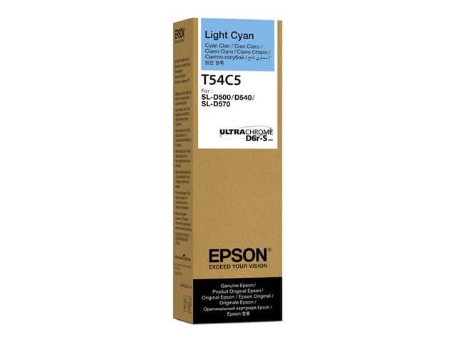 EPSON - T54C - light cyan - original - ink refill