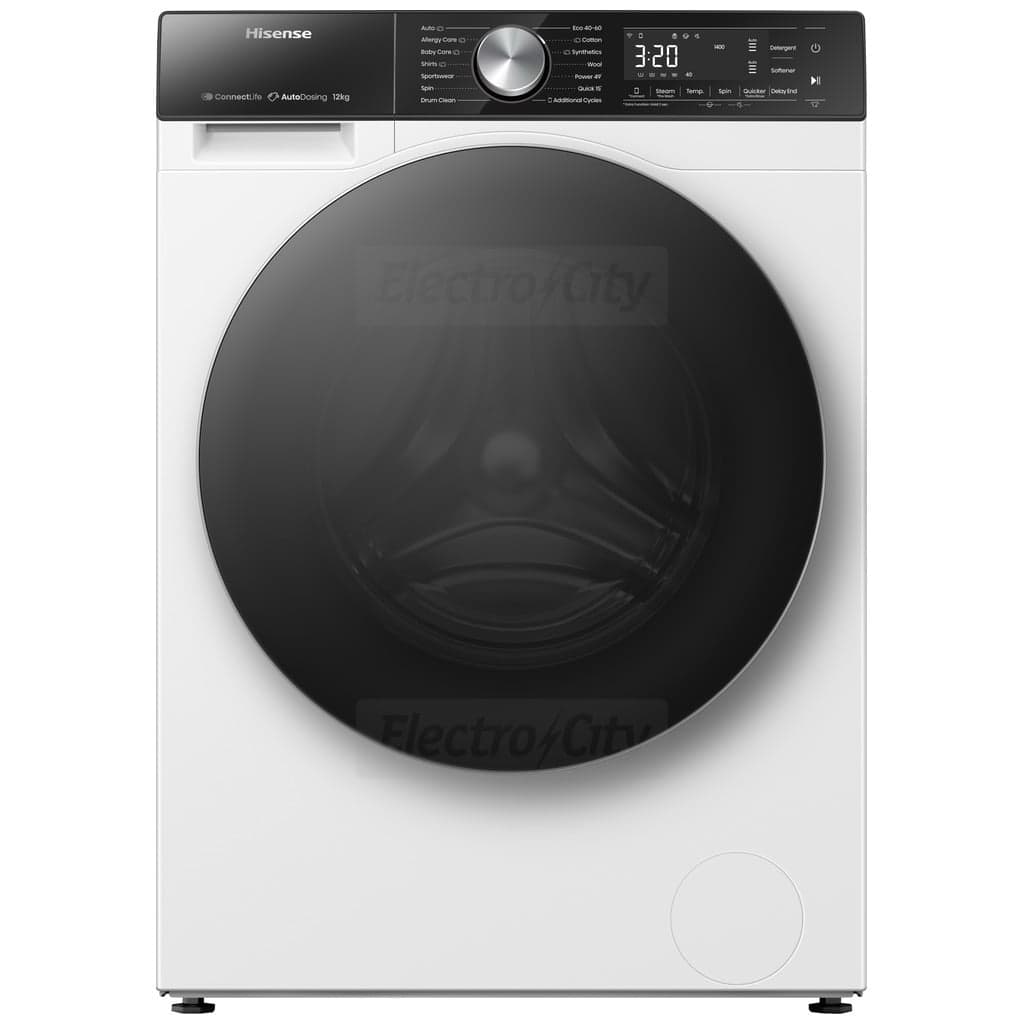 Hisense 5S Series Freestanding 12kg 1400 Spin Washing Machine | White