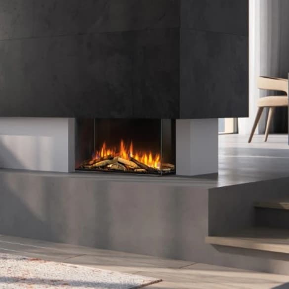Dimplex VST130-I Built-In Electric Fire - Black | VST130-I