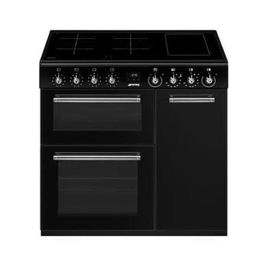 Smeg Concert 90cm Electric Induction Range Cooker - Black