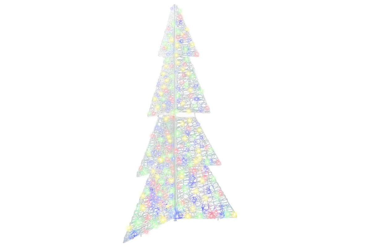 Vidaxl Christmas Tree With 240 Leds Multicolour 180 Cm Acrylic