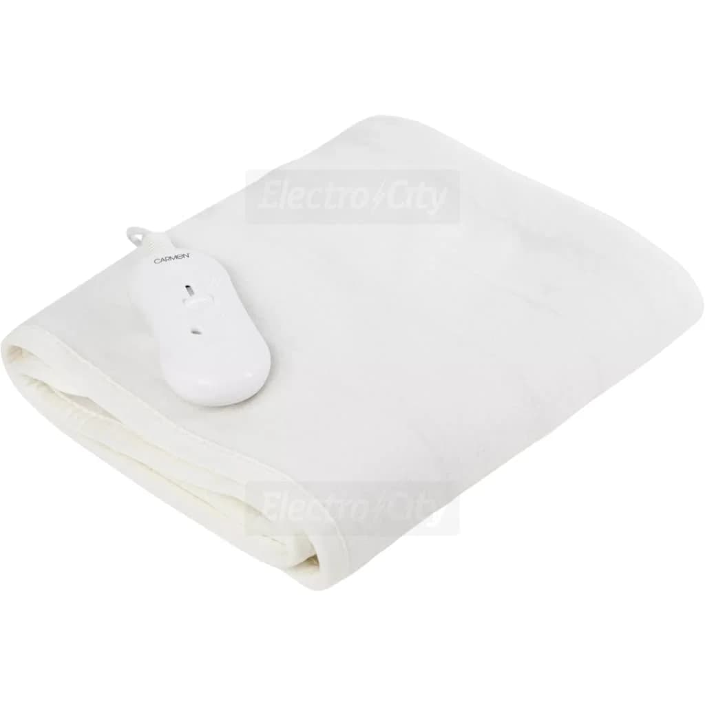 Carmen King Size Heated Under Blanket with Overheat Protection | White