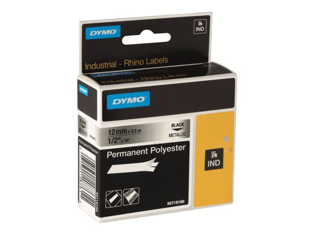 DYMO - RhinoPRO Permanent Polyester - tape - 1 cassette(s) - Roll (2.4 cm x 5.5 m)