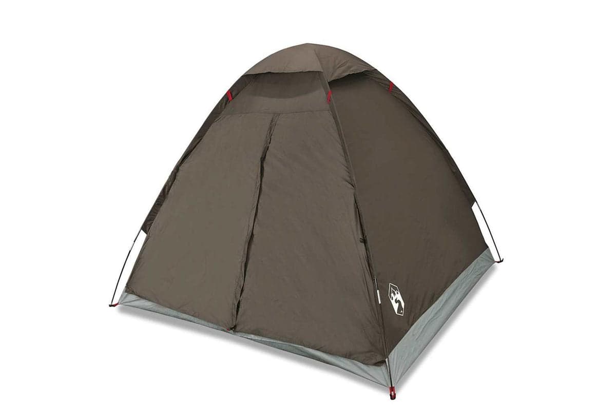 Vidaxl Camping Tent Dome 4-person Brown Waterproof