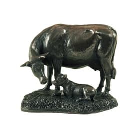 GENESIS Cow & Calf Bronze Ornament