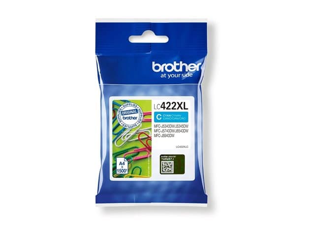 BROTHER - LC422XLC - High Yield - cyan - original - ink cartridge