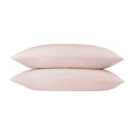 200 Thread Count King Pillowcase Pair Powder Pink