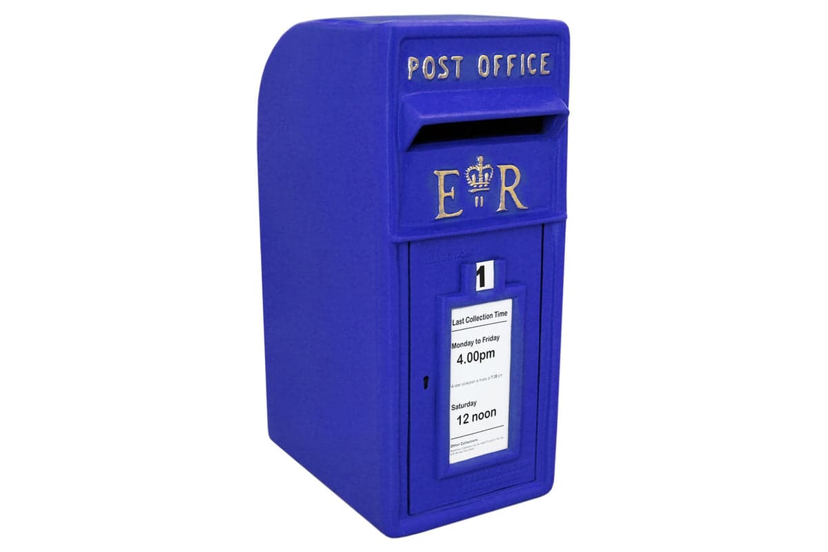 Monstershop Scottish Post Box | Blue