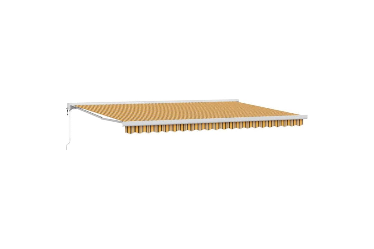 Vidaxl Retractable Awning Multicolour 500 X 300 Cm Fabric Metal
