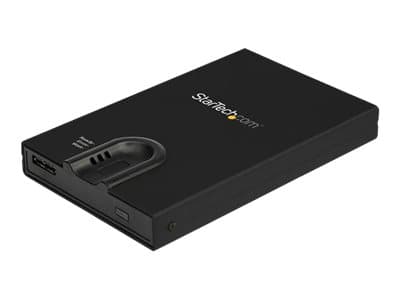 STARTECH.COM - Startech USB 3.0 to 2.5-inch SATA External Hard Drive Enclosure with Secure Biometric Fingerprint/Password Access for 256-bit AES Encrypted USB 3.1 Gen 1 5Gbps SSD/HDD Data Transfer - Portable Vented Aluminum Case - 8 fingerprints