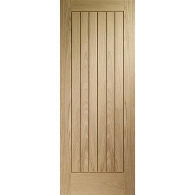 Internal Oak Cottage FD30 Fire Door - Pre-Finished - 2040 x 726 x 44mm - Suffolk Essential - XL Joinery