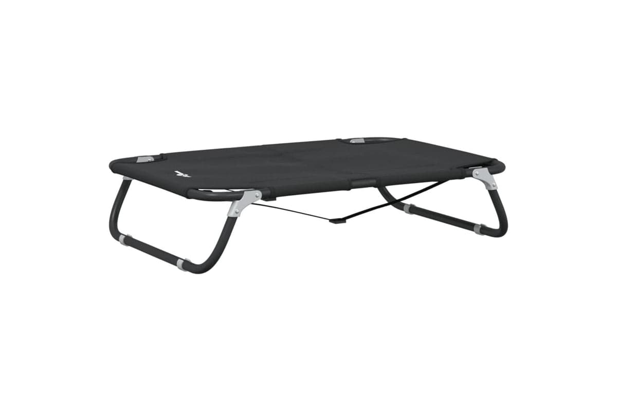 Dog Bed Foldable Anthracite Oxford Fabric And Steel