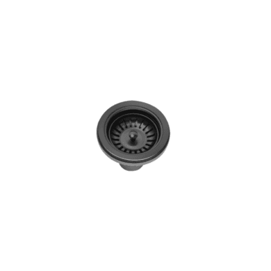 GRADE A1 - Black Kitchen Sink Strainer Waste - Enza