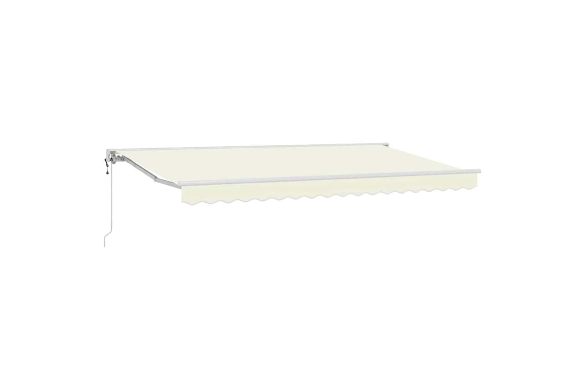 Vidaxl Retractable Awning Cream 400x200 Cm Fabric