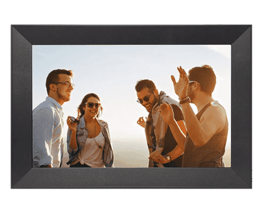 Inov8 10" Digital Picture Frame with Frameo - Black Beveled Frame | DPF1009BK