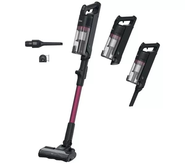 HOOVER HF1 MAX Flexi Cordless Vacuum Cleaner – Black & Magenta
