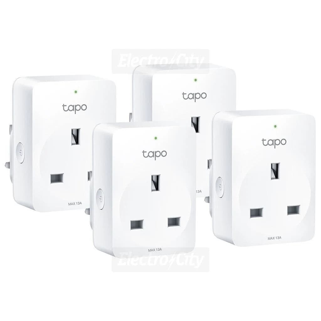 Tapo P110 Smart Energy Monitoring Plug | 4 Pack
