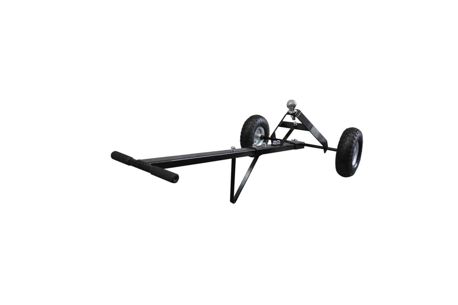 Vidaxl 140206 275kg Utility Trailer Rv Camper Boat Hand Dolly W/ Two Pneumatic Tires