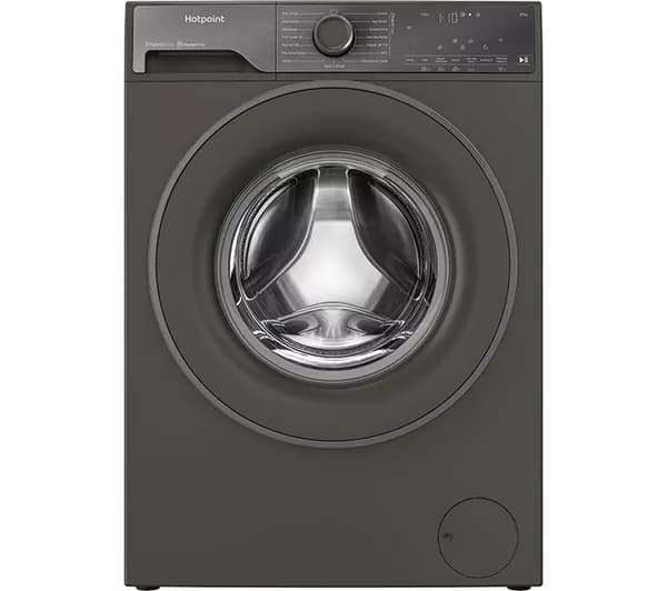 HOTPOINT Fabric Care HB103WGCAREUK WiFi-enabled 10 kg 1400 Spin Washing Machine - Dark Grey