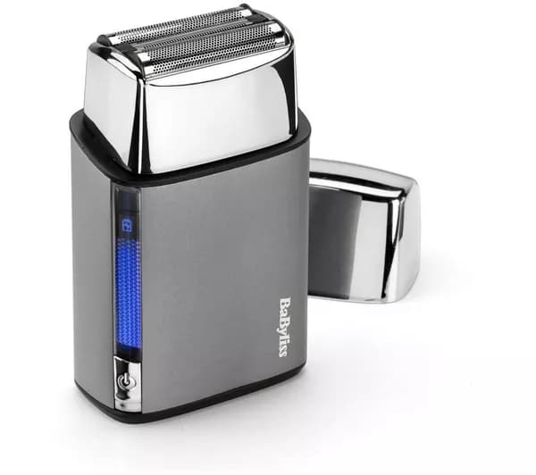 BABYLISS Super-X Metal Series Electric Double Foil Wet & Dry Shaver - Silver