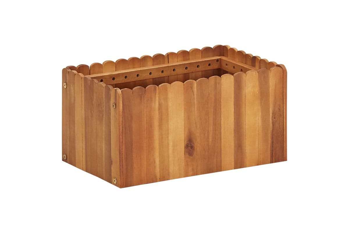 vidaXL 45917 Garden Raised Bed 50x30x25cm Solid Acacia Wood