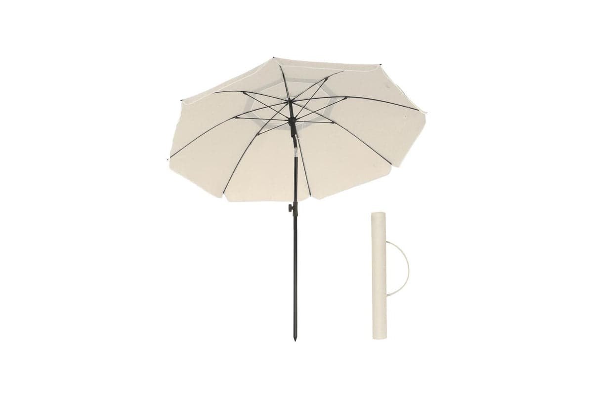Songmics Beach Umbrella | Beach Parasol | Pa-coated Canopy | Upf 50+