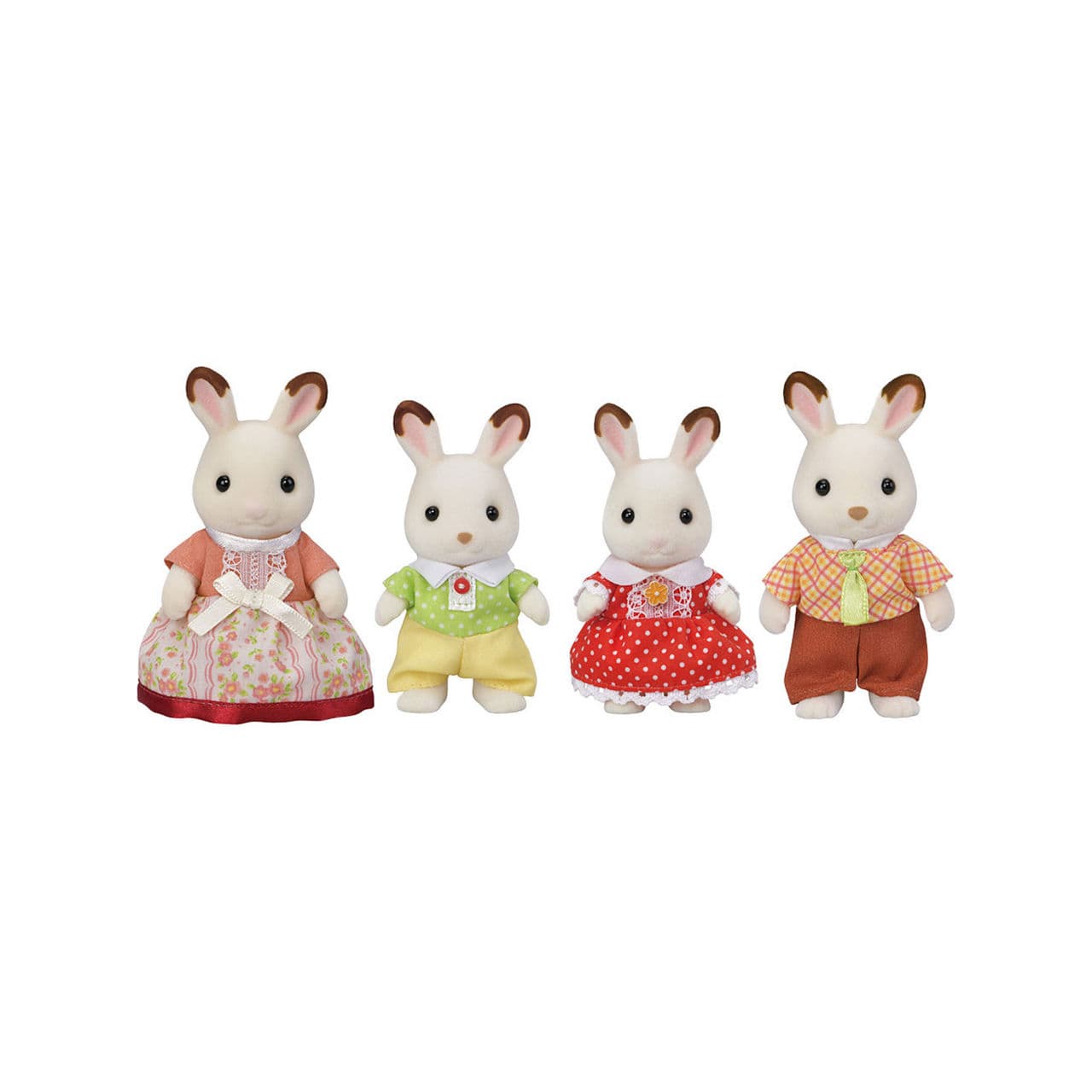Chocolate Rabbit Family