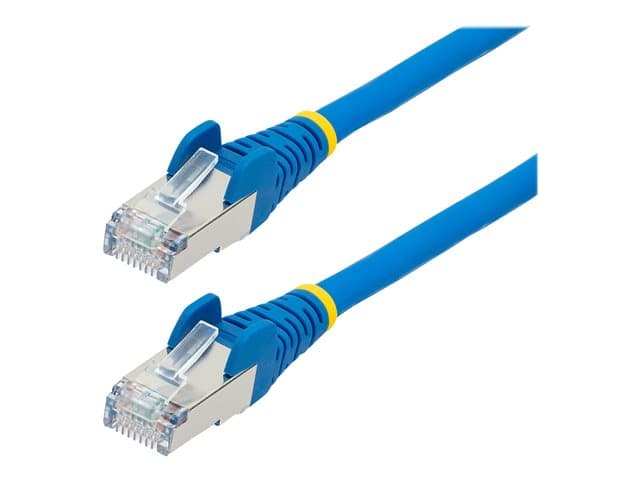 STARTECH.COM - Startech 5m CAT6a Ethernet Cable - Blue - Low Smoke Zero Halogen (LSZH) - 10GbE 500MHz 100W PoE++ Snagless RJ-45 w/Strain Reliefs S/FTP Network Patch Cord - patch cable - 5 m - blue